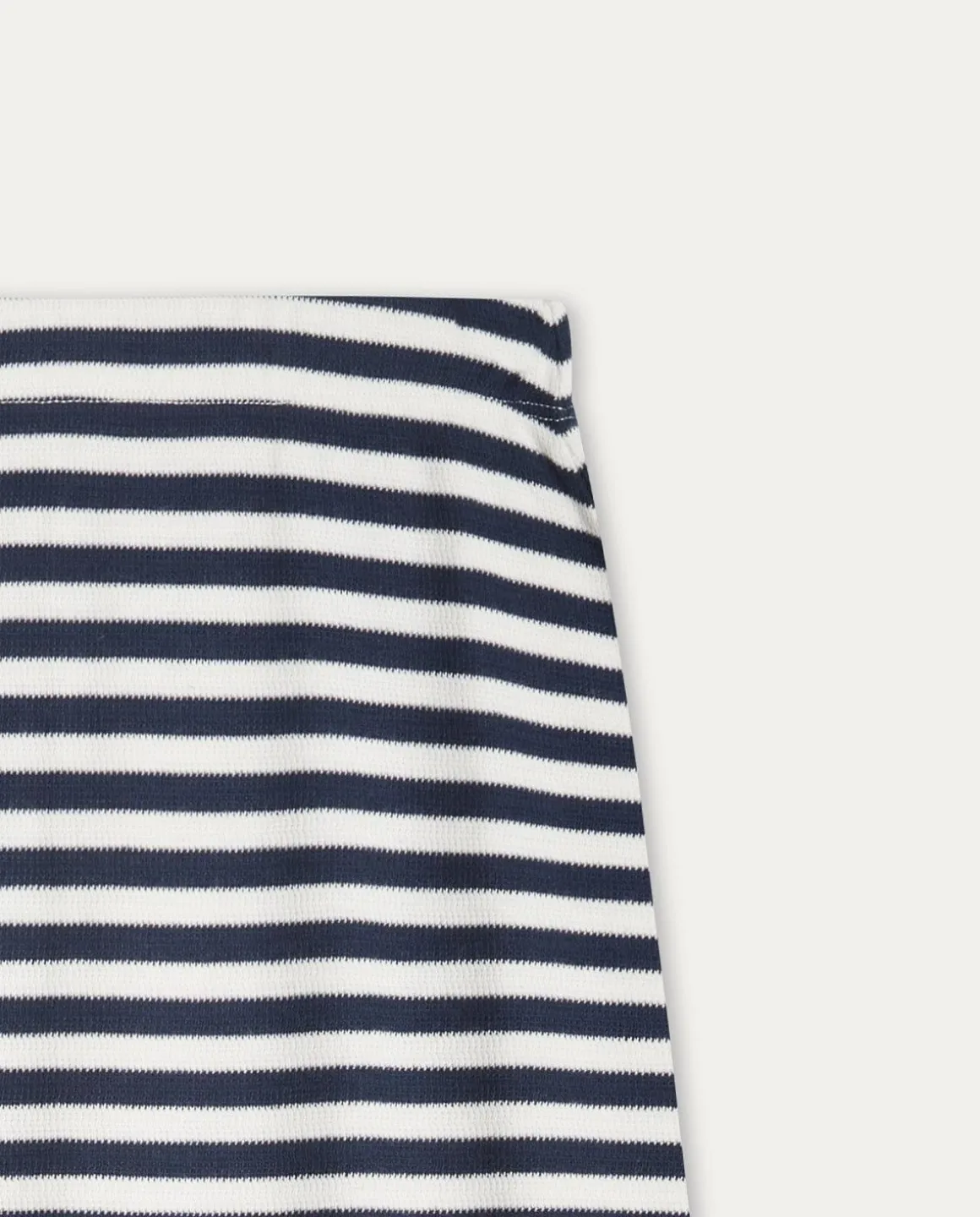 YERSE Skirts^Striped Cotton Skirt Ecru And Navy