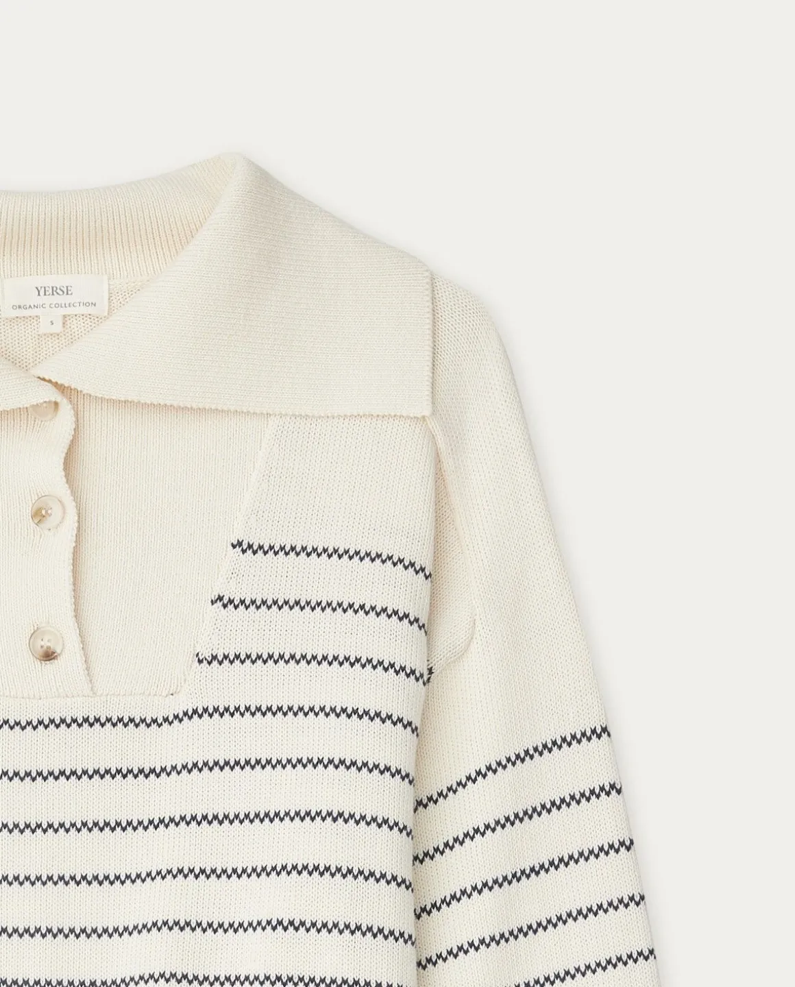 YERSE Sweaters & Cardigans^Striped Cotton Sweater Navy