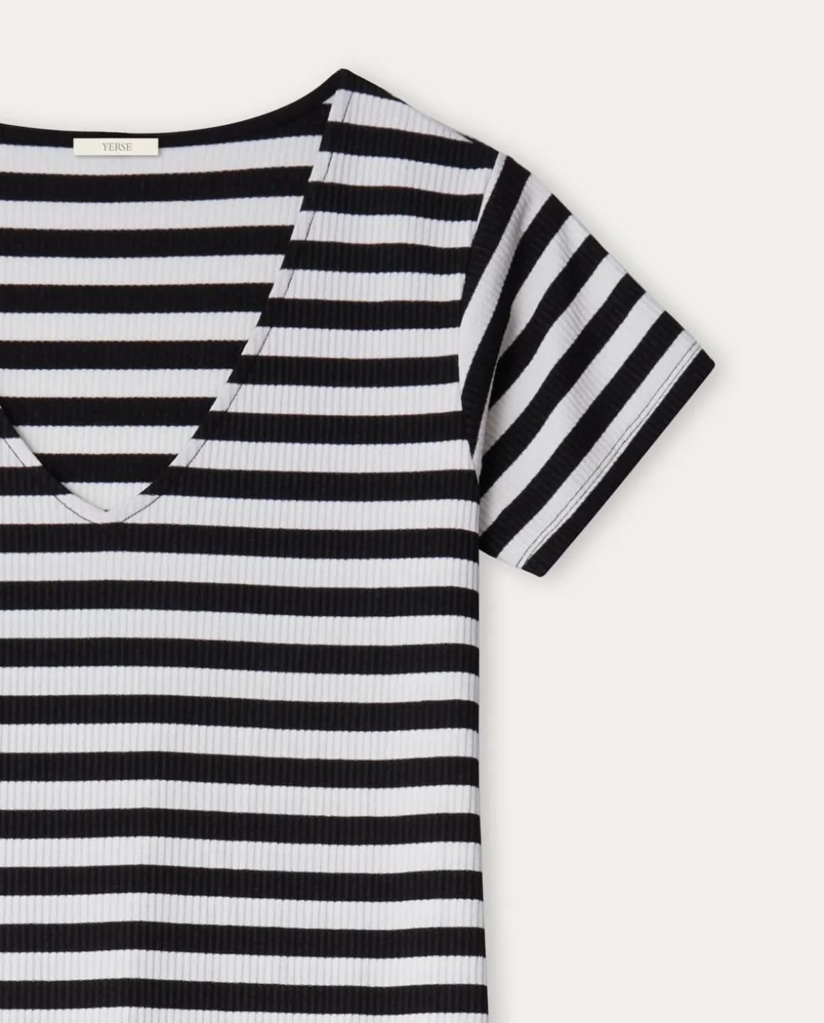 YERSE Dresses And Jumpsuits^Striped Midi Dress Black Stripes