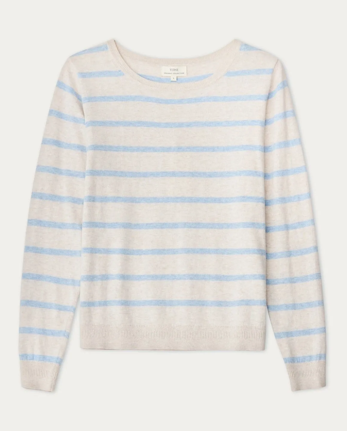 YERSE Sweaters & Cardigans^Striped Organic-Cotton Sweater Blue Stripes
