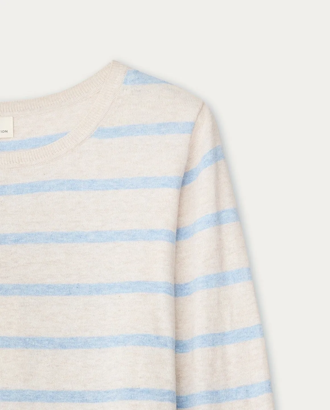 YERSE Sweaters & Cardigans^Striped Organic-Cotton Sweater Blue Stripes