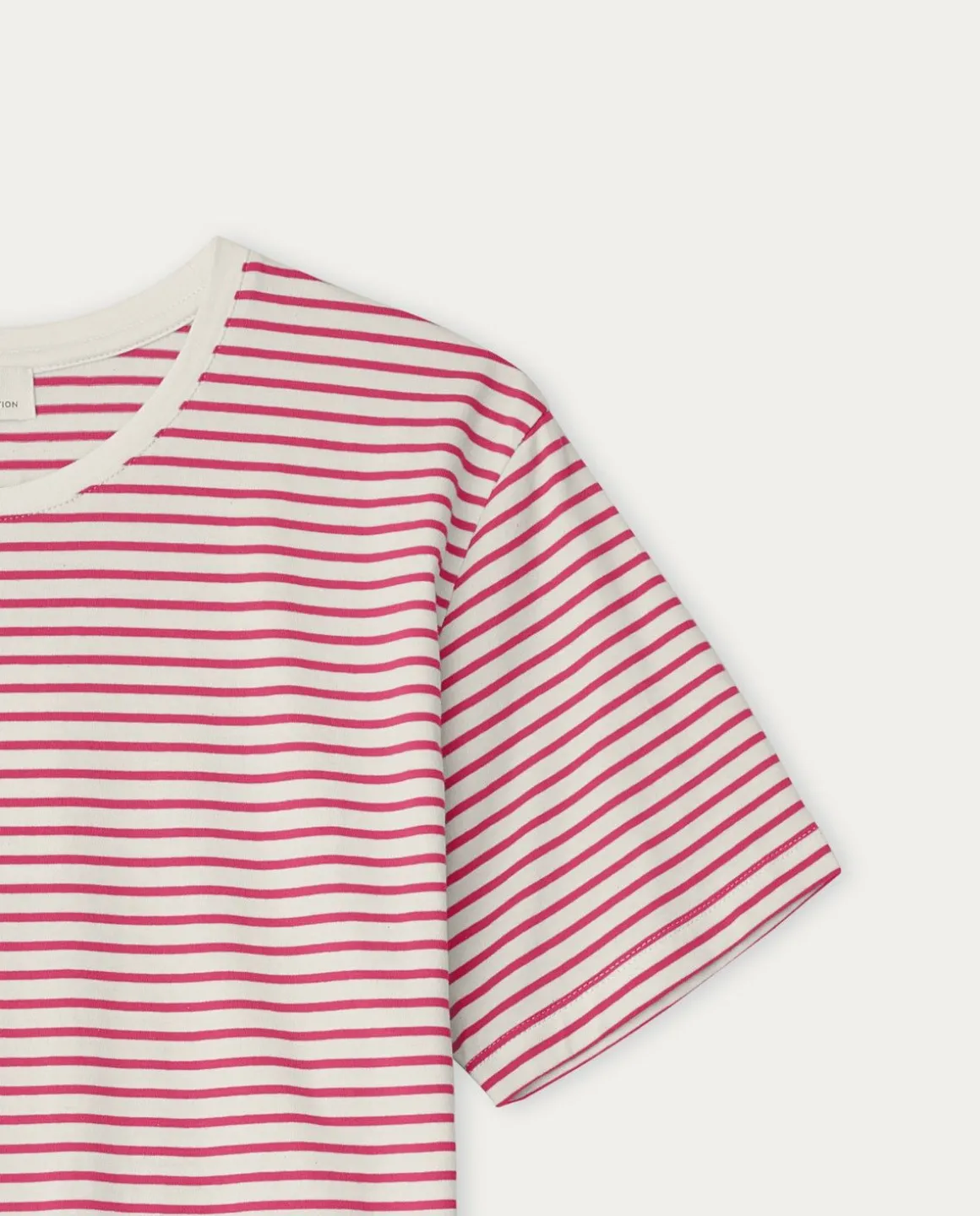 YERSE T- Shirts And Tops^Striped Organic-Cotton T-Shirt Fuchsia Stripes