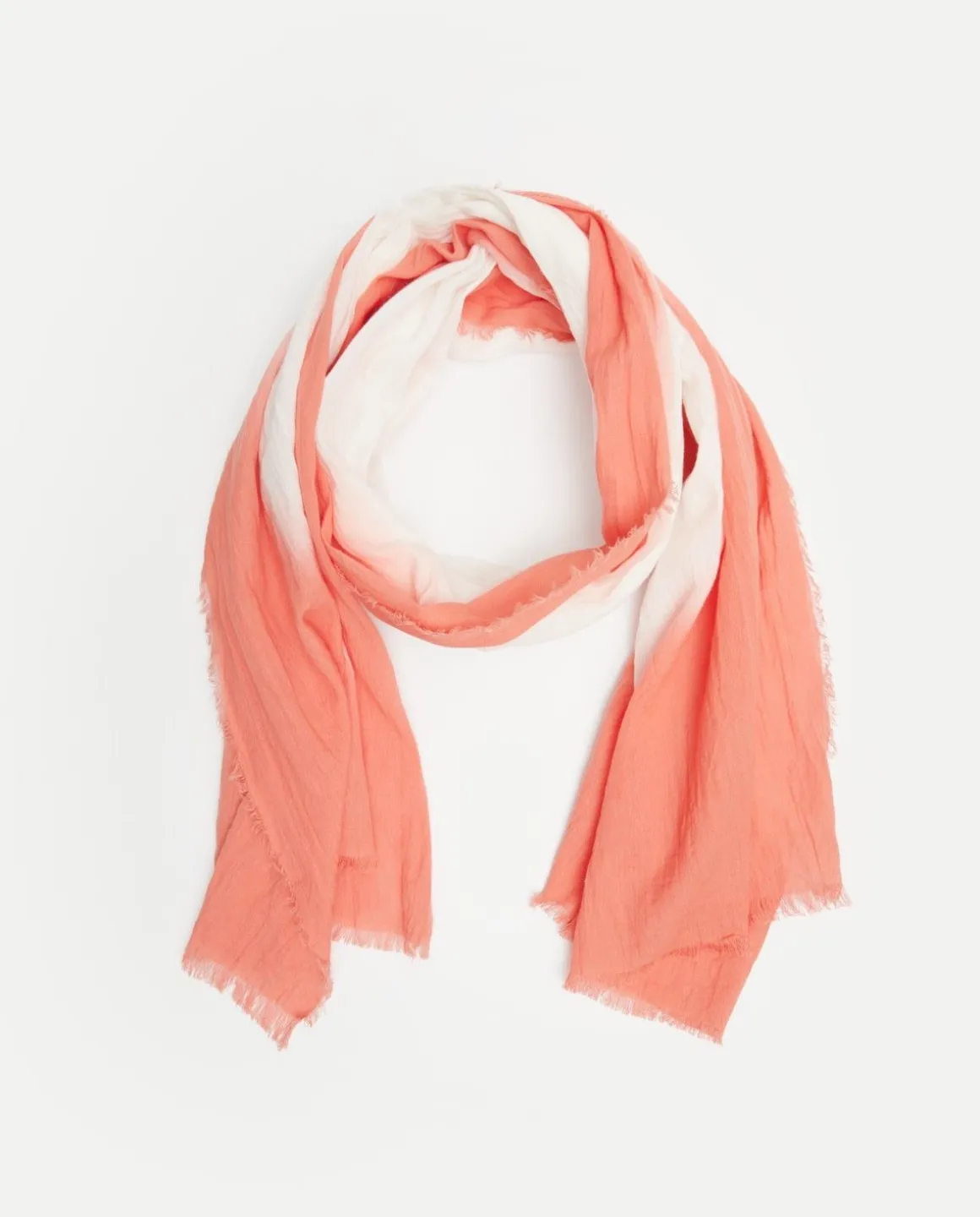 YERSE Scarves^Tie-Dye Cotton Foulard Orange