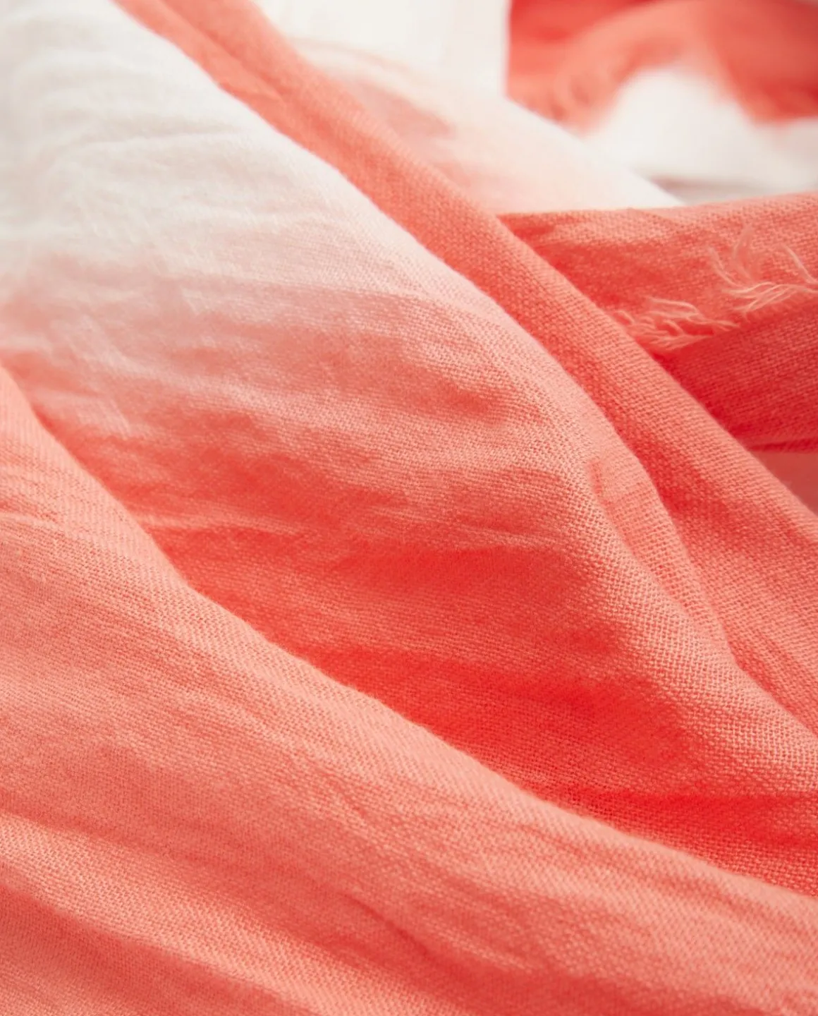 YERSE Scarves^Tie-Dye Cotton Foulard Orange