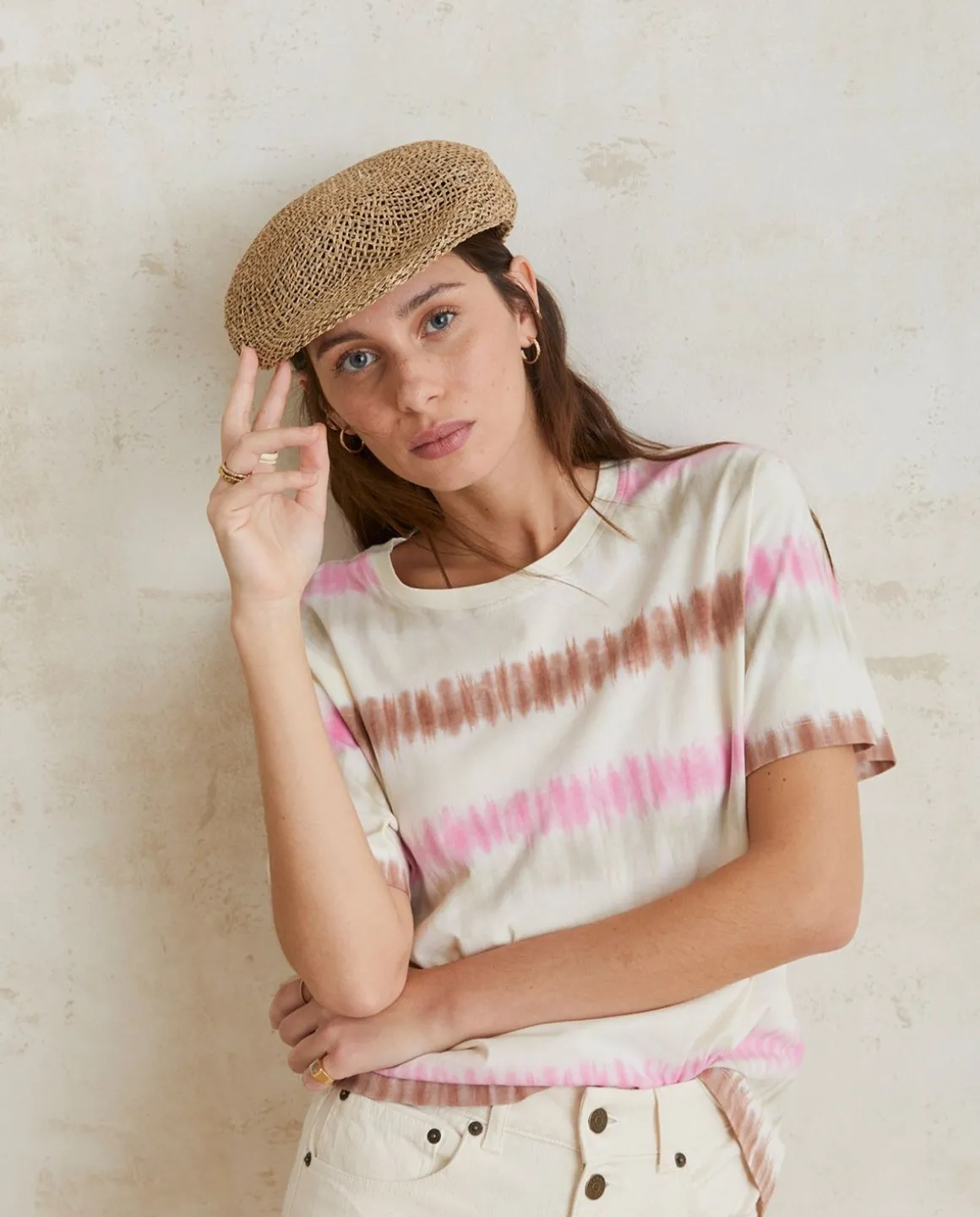 YERSE T- Shirts And Tops^Tie-Dye Cotton T-Shirt Pink