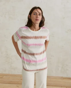 YERSE T- Shirts And Tops^Tie-Dye Cotton T-Shirt Pink