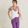 YERSE Scarves^Tie-Dye Silk Scarf Yellow