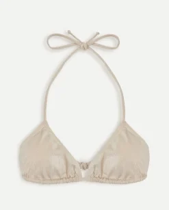 YERSE Beachwear^Triangle Bikini Top Gold