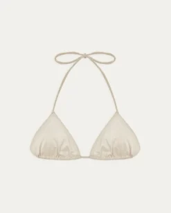 YERSE Beachwear^Triangle Bikini Top Gold