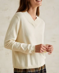 YERSE Sweaters & Cardigans^V-Neck Jumper Ecru