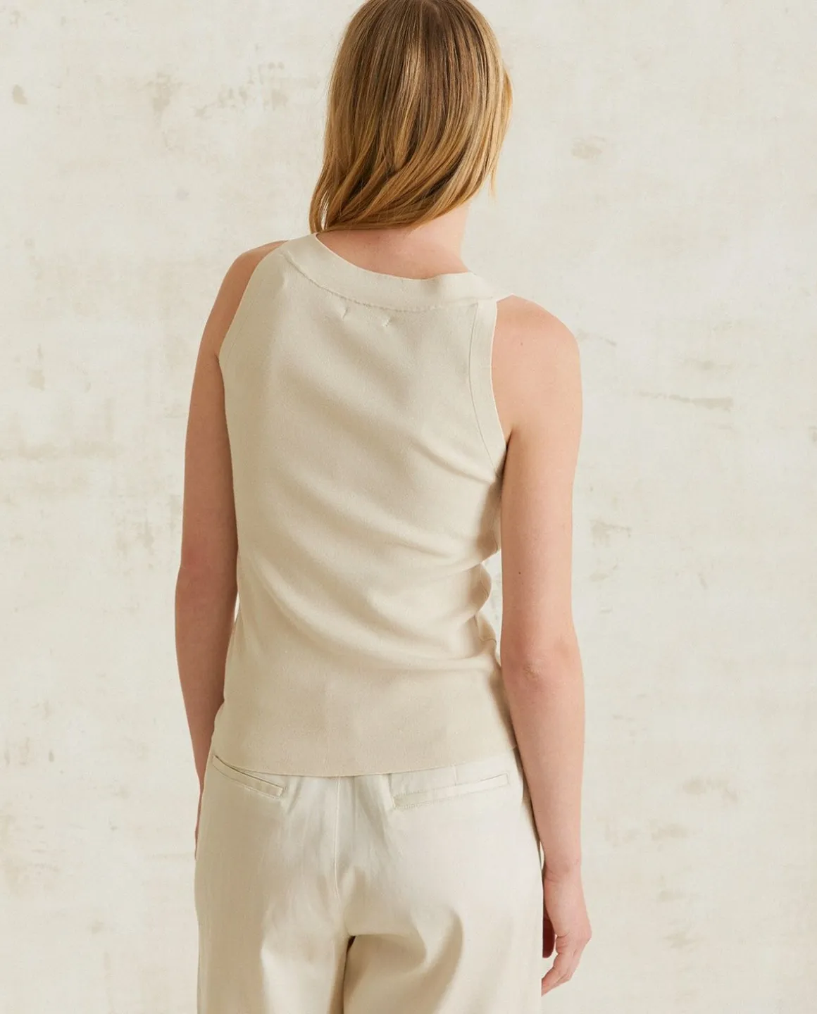 YERSE T- Shirts And Tops^V-Neck Knit Top Natural