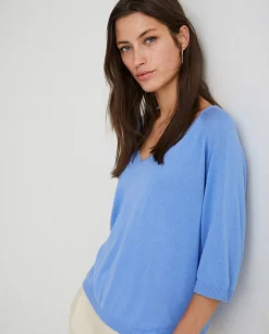 YERSE Sweaters & Cardigans^V-Neck Sweater Blue