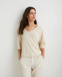 YERSE Sweaters & Cardigans^V-Neck Sweater Natural