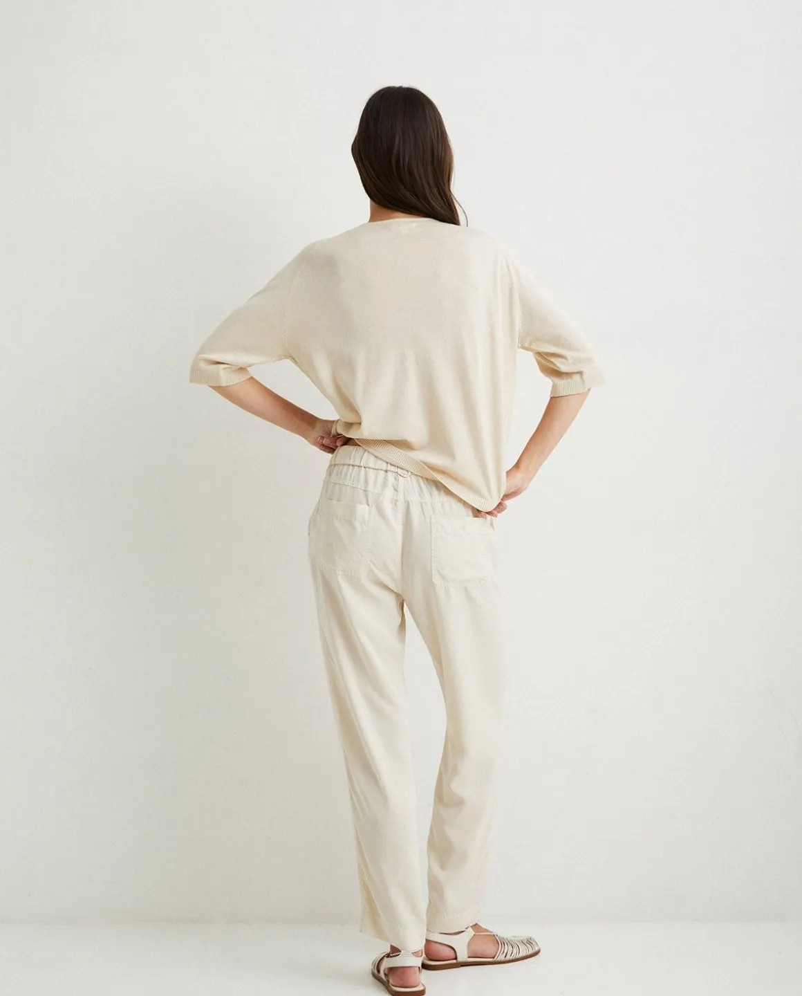 YERSE Sweaters & Cardigans^V-Neck Sweater Natural