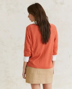 YERSE Sweaters & Cardigans^V-Neck Sweater Orange