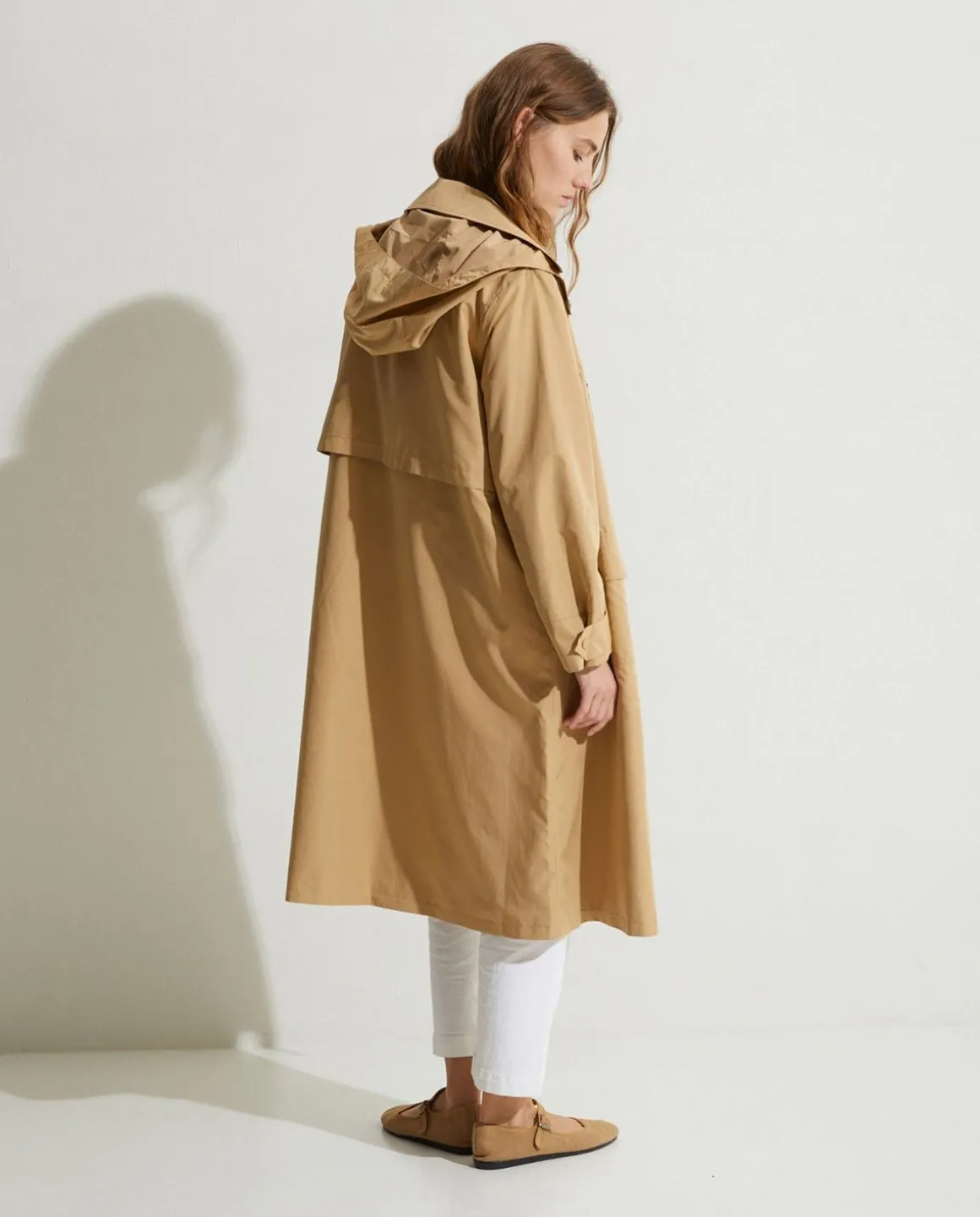 YERSE Jackets And Blazers^Water-Repellent Raincoat Camel