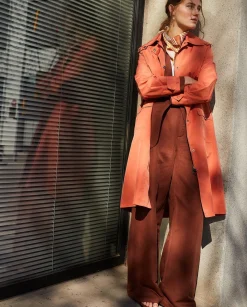 YERSE Jackets And Blazers^Water-Repellent Raincoat Orange