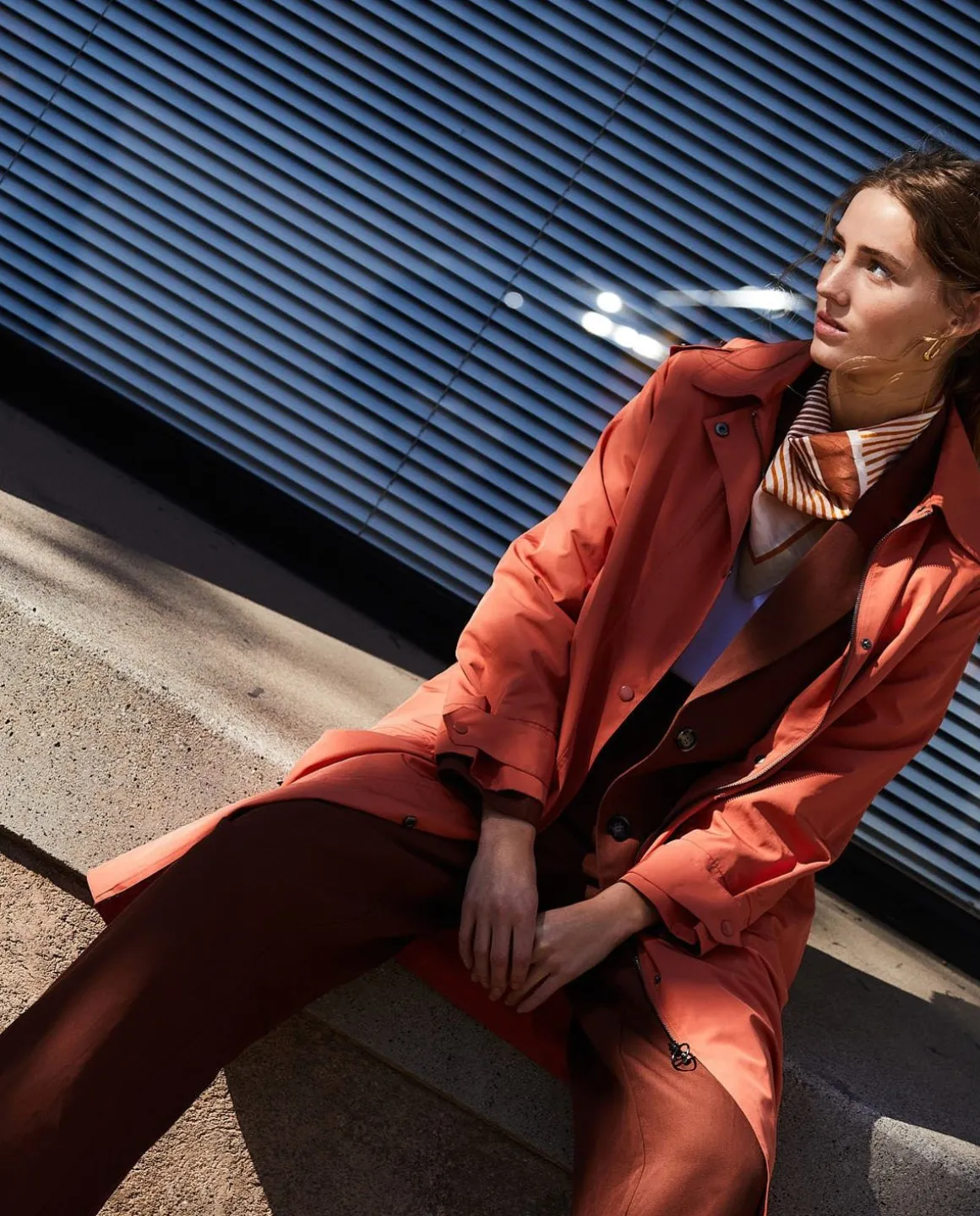 YERSE Jackets And Blazers^Water-Repellent Raincoat Orange