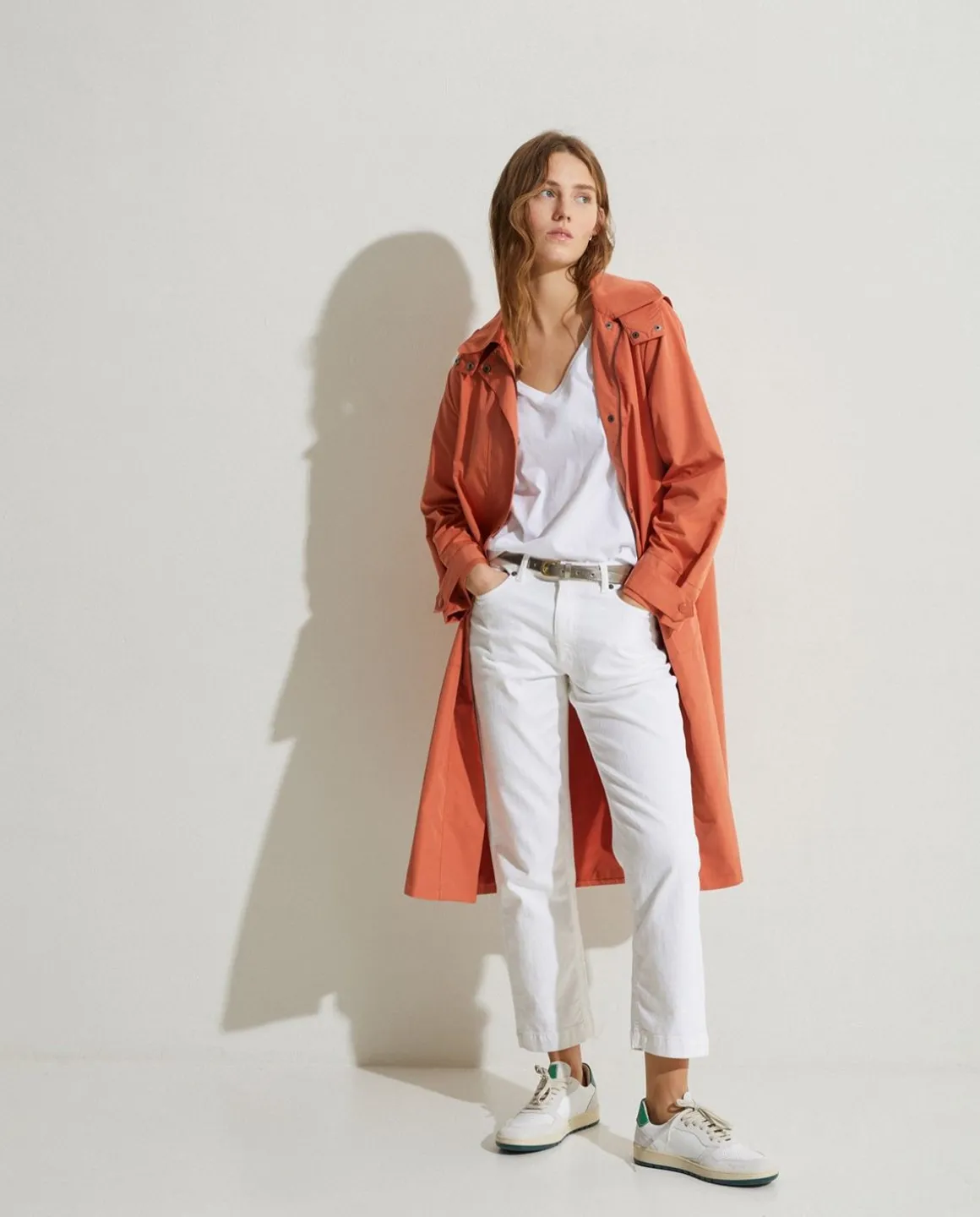 YERSE Jackets And Blazers^Water-Repellent Raincoat Orange