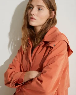YERSE Jackets And Blazers^Water-Repellent Raincoat Orange
