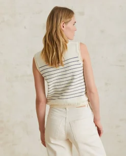 YERSE Trousers And Jeans^Wide-Leg Denim Trousers Ecru
