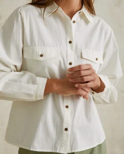 YERSE Shirts And Blouses^Worker Shirt Ecru