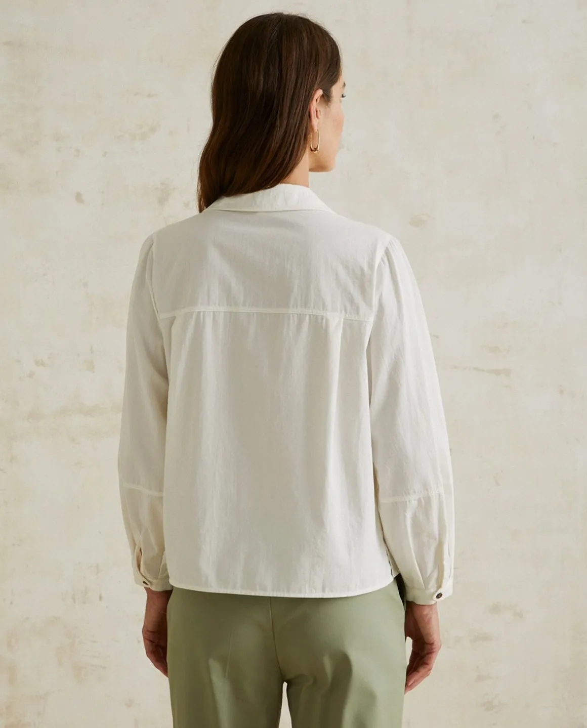 YERSE Shirts And Blouses^Worker Shirt Ecru