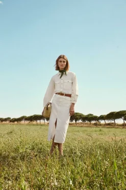 YERSE Shirts And Blouses^Worker Shirt Ecru