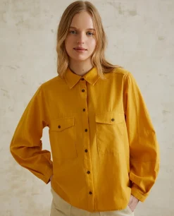 YERSE Shirts And Blouses^Worker Shirt Yellow