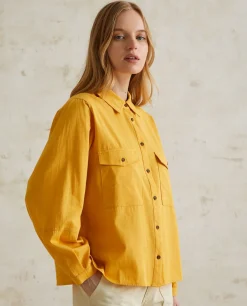 YERSE Shirts And Blouses^Worker Shirt Yellow