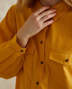 YERSE Shirts And Blouses^Worker Shirt Yellow