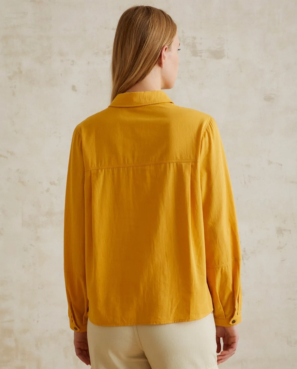 YERSE Shirts And Blouses^Worker Shirt Yellow