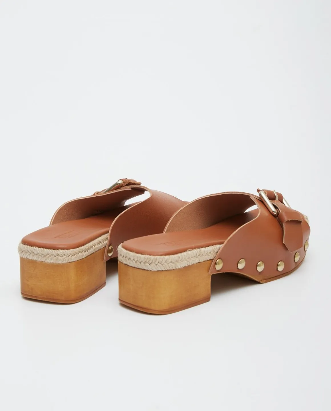 YERSE Shoes^Zueco Hebilla Camel