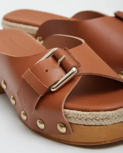 YERSE Shoes^Zueco Hebilla Camel